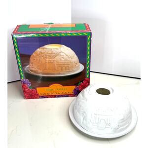 1997 California Missions San Diego de Alcala Dome Tea Light Candle Holder Light